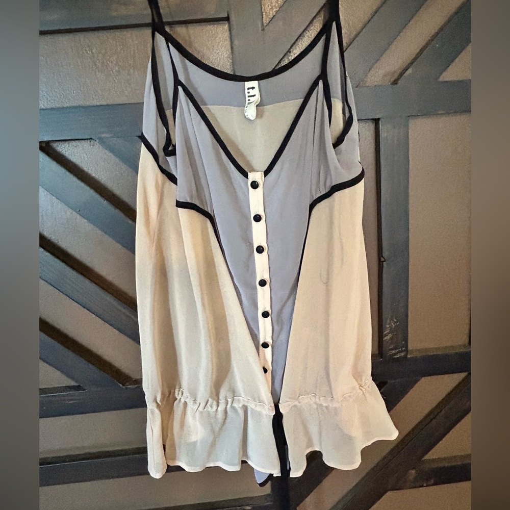 Chiffon tank top
